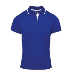 Damska Koszulka Polo Coolchecker W Kontrastowym Kolorze. Białe koszulki polo PREMIER, xl, bez wzorów, bez kołnierzyka, bez ramiączek. Za 96.99 zł.