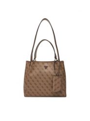 Guess Torebka Lorella Logo HWSG24 84230 Beżowy ciemny. Brązowe torebki klasyczne Guess, z aplikacjami, ze skóry, bez dodatków. Za 634.99 zł.