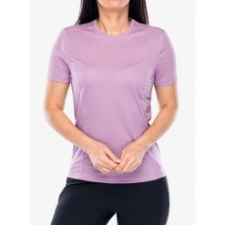 Koszulka termoaktywna damska Montane Dart Lite T-Shirt. Fioletowe koszulki sportowe Montane, bez wzorów, bez ramiączek. Za 172.99 zł.