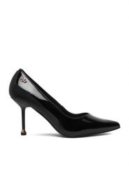 MEXX Szpilki EO-WS1312-01 Czarny. Czarne szpilki Mexx, bez wzorów, ze skóry, bez obcasa, na szpilce, bez zapięcia. Za 329.99 zł.