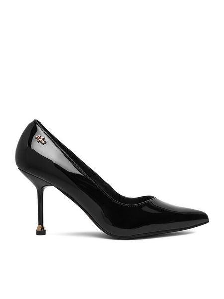MEXX Szpilki EO-WS1312-01 Czarny. Czarne szpilki Mexx, bez wzorów, ze skóry, bez obcasa, na szpilce, bez zapięcia. Za 329.99 zł.