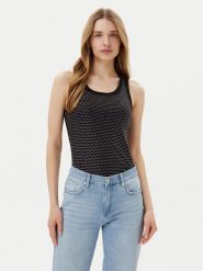 JOOP! Jeans Top Tunka 30046107 Czarny Slim Fit. Czarne topy Joop! Jeans, xs, bez wzorów, z bawełny, bez kołnierzyka, bez ramiączek. Za 199.99 zł.