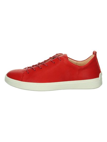 Think! Skórzane sneakersy "Turna" w kolorze czerwonym rozmiar: 38. Czerwone trampki Think!, bez wzorów, bez zapięcia. Za 324.95 zł.