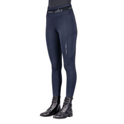 Damskie legginsy jeździeckie z pełną przyczepnością Euro-Star Ares. Czarne legginsy EURO-STAR, bez wzorów, z podwyższonym stanem. Za 526.00 zł.
