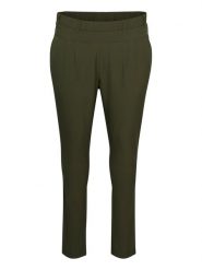 Kaffe Spodnie w kolorze khaki rozmiar: 50. Brązowe spodnie materiałowe Kaffe, na imprezę, bez wzorów, z materiału, z podwyższonym stanem. Za 122.96 zł.