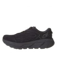 HOKA ONE ONE Buty "Clifton L Suede" w kolorze czarnym do biegania rozmiar: 40 2/3. Czarne obuwie sportowe Hoka One One, bez zapięcia, do biegania. Za 387.44 zł.