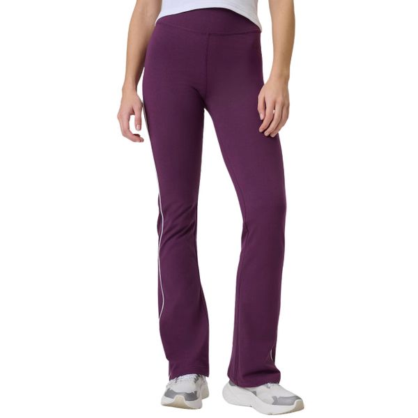 Legginsy damskie 4F CAS. Czerwone legginsy 4f, s, bez wzorów, z dzianiny, z podwyższonym stanem, długie. Za 106.99 zł.