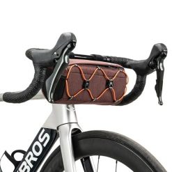 Torba na kierownicę roweru z paskiem na ramię ROCKBROS. Fioletowe torby na ramię ROCKBROS, bez wzorów, z materiału, biznesowe, na ramię, bez dodatków. Za 128.96 zł.