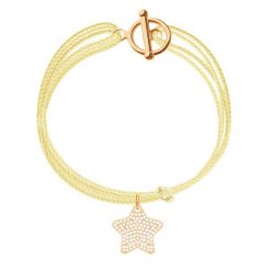 Bransoletka Noel. Żółte bransoletki Lilou, z cyrkonią, złote. Za 296.00 zł.