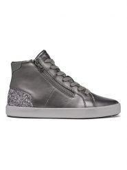 Geox Sneakersy "Blomiee" w kolorze srebrnym rozmiar: 39. Szare trampki Geox, bez wzorów, za kostkę, bez zapięcia. Za 324.26 zł.