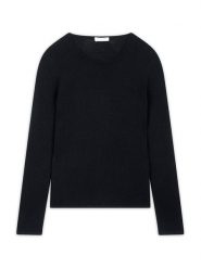 Perfect Cashmere Kaszmirowy sweter "Marya" w kolorze czarnym rozmiar: L. Czarne swetry Perfect Cashmere, l, bez wzorów, z kaszmiru, bez ramiączek. Za 456.99 zł.