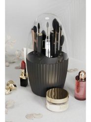 Violeta Home Organizer w kolorze czarnym na przybory do makijażu - wys. 25 x Ø 13 cm rozmiar: onesize. Zestawy Violeta Home. Za 54.95 zł.