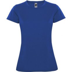 Damska Koszulka Sportowa Montecarlo Z Krótkim Rękawem. Niebieskie koszulki sportowe ROLY, bez wzorów, bez ramiączek, trekkingowe. Za 37.99 zł.