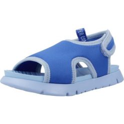 Sandały CAMPER OLAS SIERRA/MIRASAND Niebieski. Niebieskie sandały Camper, bez wzorów, z tkaniny, bez obcasa, bez zapięcia. Za 272.75 zł.