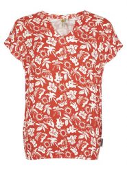 Roadsign Koszulka w kolorze pomarańczowo-białym rozmiar: S. Białe bluzki Roadsign, s, bez wzorów, z wiskozy, bez kołnierzyka, bez ramiączek. Za 34.93 zł.