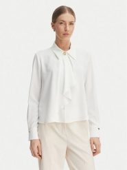 Rinascimento Koszula CFC0127637003 Biały Regular Fit. Białe koszule Rinascimento, xs, bez wzorów, z syntetyku, biznesowe, bez kołnierzyka, bez ramiączek. Za 499.99 zł.