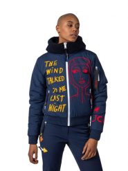 Kurtka narciarska Rossignol JCC damska W Yety Fleecy Bomber JKT granatowa. Niebieskie kurtki narciarskie Rossignol, s, bez wzorów, z materiału, bez kaptura, narciarskie, primaloft. Za 2,538.95 zł.