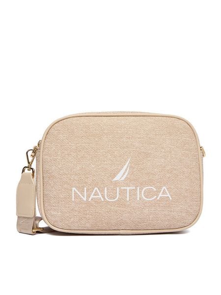 Nautica Torebka CEO-NTC-L-002-09 Beżowy. Brązowe listonoszki Nautica, bez wzorów, z materiału, bez dodatków. Za 129.99 zł.