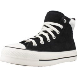 Tenisówki Converse Model Chuck Taylor All Star Puff Lift Hi Kolor Czarny. Czarne trampki Converse, bez wzorów, ze skóry, bez zapięcia. Za 309.99 zł.