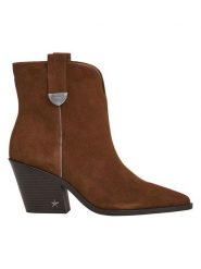Pepe Jeans FOOTWEAR Skórzane kozaki w kolorze jasnobrązowym rozmiar: 36. Brązowe kozaki Pepe Jeans FOOTWEAR, na zimę, z jeansu, bez obcasa, bez zapięcia. Za 314.95 zł.