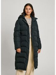 Pepe Jeans Płaszcz zimowy w kolorze czarnym rozmiar: XL. Czarne płaszcze Pepe Jeans, na zimę, xl, bez wzorów, z jeansu, bez kaptura. Za 418.26 zł.