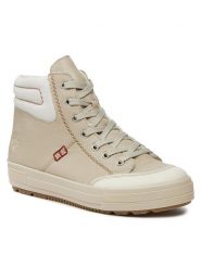 Rieker Botki N2772-60 Beżowy. Brązowe botki Rieker, bez wzorów, ze skóry, bez obcasa, na płaskiej podeszwie, bez zapięcia. Za 469.99 zł.