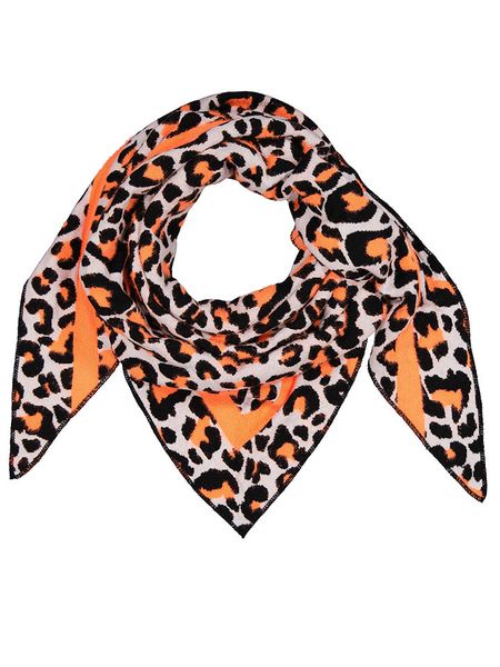 Zwillingsherz Szal w kolorze brązowo-kremowo-pomarańczowym rozmiar: onesize. Pomarańczowe szaliki Zwillingsherz, bez wzorów, z bawełny. Za 188.85 zł.