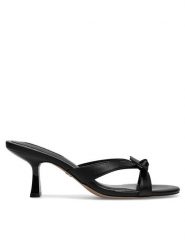 Nine West Klapki WFA2668-1 Czarny. Czarne klapki Nine West, bez wzorów, z syntetyku, bez obcasa. Za 229.99 zł.