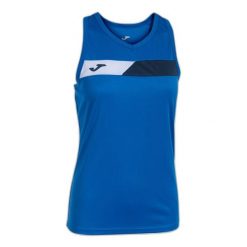 Damski tank top Joma. Niebieskie topy Joma, xs, bez wzorów, bez kołnierzyka, bez ramiączek. Za 39.99 zł.
