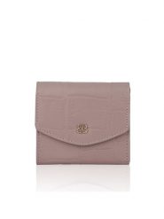 Bellicci Skórzany portfel "Venus" w kolorze fioletowym - 10 x 9 x 2 cm rozmiar: onesize. Różowe portfele Bellicci, bez wzorów, z materiału. Za 73.99 zł.