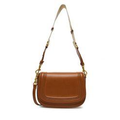 Torebka DeeZee. Brązowe listonoszki DeeZee, bez wzorów, bez dodatków. Za 149.99 zł.