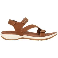 Sandały damskie Whistler Malena. Brązowe sandały Whistler, bez wzorów, bez obcasa, bez zapięcia. Za 245.00 zł.
