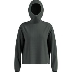 Bluza z kapturem Odlo Mid layer hoody CUBIC. Szare bluzy Odlo, l, bez wzorów, z materiału, z kapturem. Za 319.99 zł.
