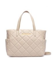 Valentino Torebka Ocarina VBS3KK36R Écru. Białe torebki klasyczne Valentino, bez wzorów, ze skóry, bez dodatków. Za 629.99 zł.