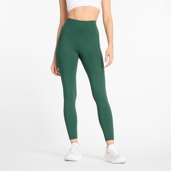 Legginsy damskie New Balance WP41124NWG – zielone. Zielone legginsy New Balance, xl, bez wzorów, z materiału, z podwyższonym stanem, na fitness i siłownię. Za 149.99 zł.