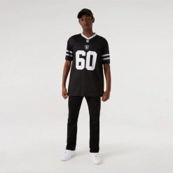 Jersey Las Vegas Raiders Mesh. Białe koszulki sportowe New Era, bez wzorów, z jersey, bez ramiączek, do piłki nożnej. Za 255.30 zł.