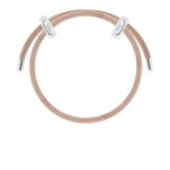 Bransoletka Liana, posrebrzana w kolorze beżowym. Brązowe bransoletki Lilou, posrebrzane. Za 139.00 zł.