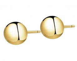Złote kolczyki - kulki. Żółte kolczyki Apart, złote. Za 839.00 zł.
