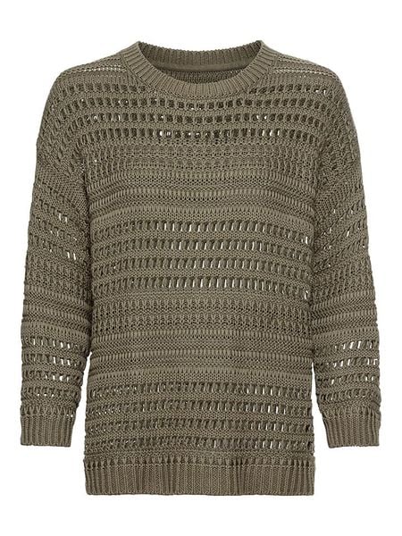 Camel Active Sweter w kolorze khaki rozmiar: S. Brązowe swetry Camel Active, s, bez wzorów, z bawełny, bez ramiączek. Za 228.38 zł.