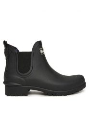 Barbour Kalosze Wilton LRF0066BK11 Czarny. Czarne kalosze Barbour, bez wzorów, z gumy. Za 269.99 zł.
