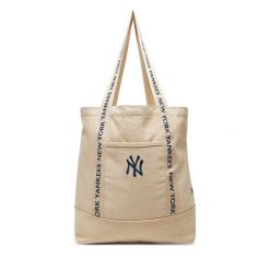 Torebka New Era. Brązowe shopper New Era, bez wzorów, bez dodatków. Za 149.99 zł.