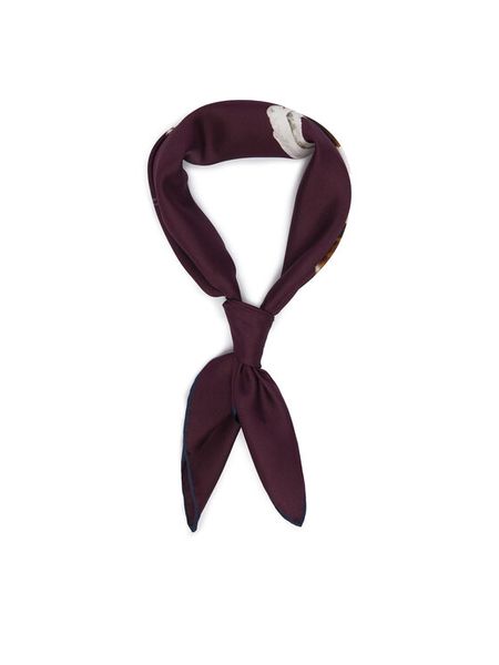 LAUREN RALPH LAUREN Chusta 454P23553002 Bordowy. Czerwone rękawiczki Lauren Ralph Lauren, bez wzorów, z jedwabiu. Za 419.99 zł.