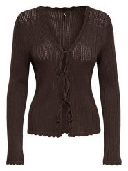 ONLY Kardigan w kolorze brązowym rozmiar: XS. Brązowe kardigany Only, xs, bez wzorów. Za 129.95 zł.