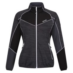 Bluza Polarowa Damska Pełen Suwak Hepley II. Czarne bluzy Regatta, na zimę, bez wzorów, z polaru, bez kaptura. Za 82.99 zł.