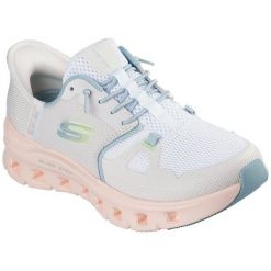 Buty sportowe damskie Skechers Glide step Pro. Białe obuwie sportowe Skechers, bez zapięcia, trekkingowe, Skechers Sport. Za 490.00 zł.