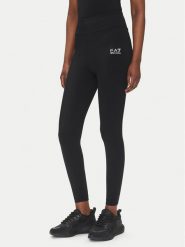 EA7 Emporio Armani Legginsy 7W000232 AF12625 UC001 Czarny Slim Fit. Czarne legginsy EA7 Emporio Armani, xxl, bez wzorów, z syntetyku. Za 219.99 zł.