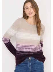 Cecil Sweter w kolorze beżowo-fioletowym rozmiar: XXL. Brązowe swetry Cecil, xxl, bez wzorów, bez ramiączek. Za 166.10 zł.