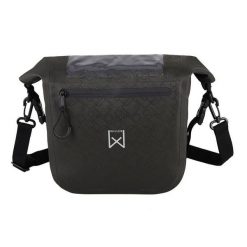 Wodoodporna torba na kierownicę roweru Willex. Czarne torby na ramię WILLEX, bez wzorów, z tkaniny, na ramię, bez dodatków. Za 326.40 zł.