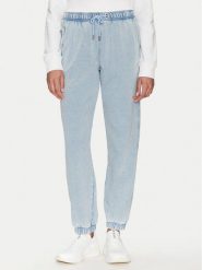 Guess Jeans Spodnie dresowe W5GB32 KCTJ1 Niebieski Regular Fit. Niebieskie spodnie dresowe Guess Jeans, xl, z aplikacjami, z bawełny. Za 279.99 zł.