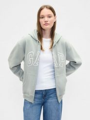 GAP Bluza w kolorze jasnozielonym rozmiar: M. Zielone bluzy GAP, m, bez wzorów, bez kaptura. Za 109.00 zł.